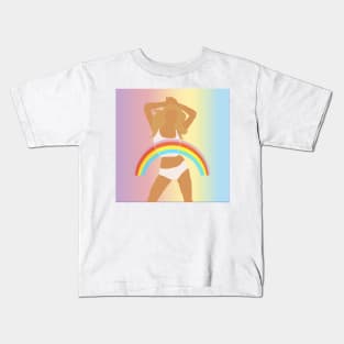 Mariah Carey Rainbow album cover (LGBT Pride, also!) Kids T-Shirt